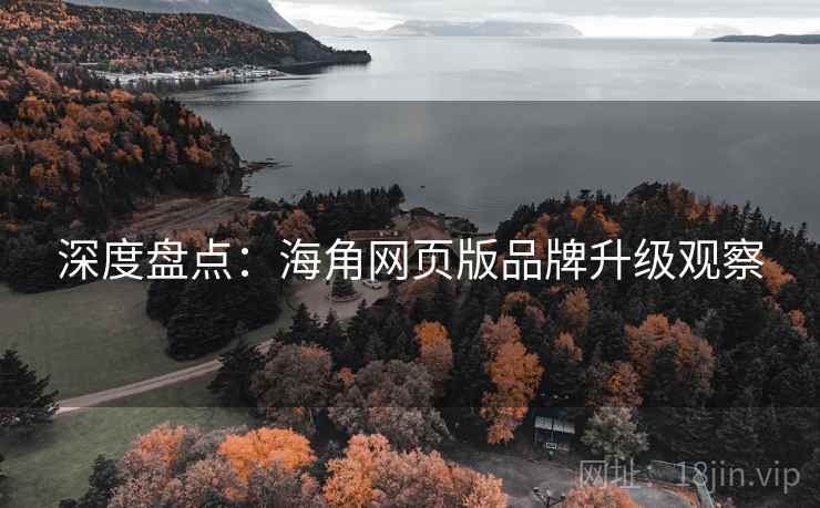 深度盘点：海角网页版品牌升级观察