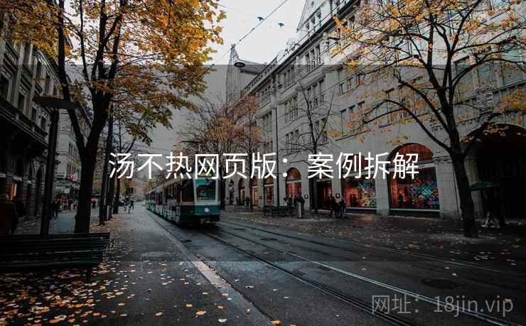 汤不热网页版：案例拆解