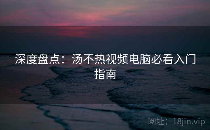 深度盘点：汤不热视频电脑必看入门指南