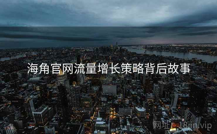 海角官网流量增长策略背后故事